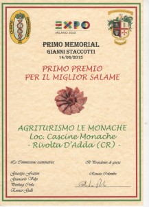 Premio del miglior salame con Expo 2015